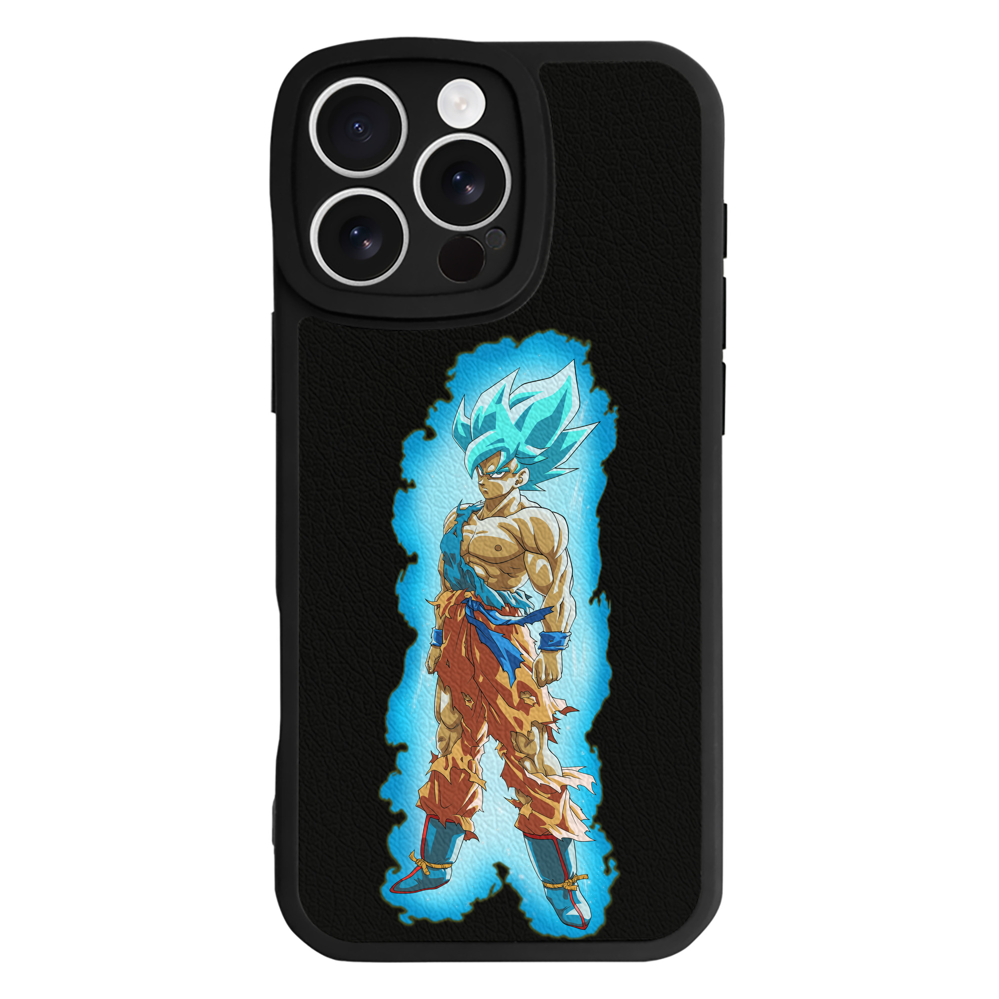 （画像用） ドラゴンボール 孫悟空（そん ごくう）Son Goku カカロット DRAGON BALL Kakarotto 【iPhone 16シリーズ対応】シリコンスマホケース（レザー調） 材質：シリコン